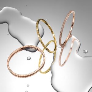 Schmuck: Chopard Ice Cube M Armreif Rosegold aus 750 Roségold von CHOPARD