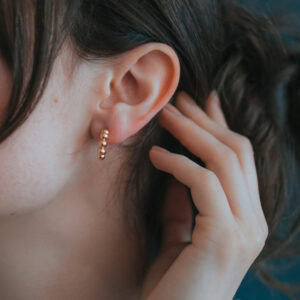Schmuck: Lux Creolen Roségold aus 750 Roségold von Bron