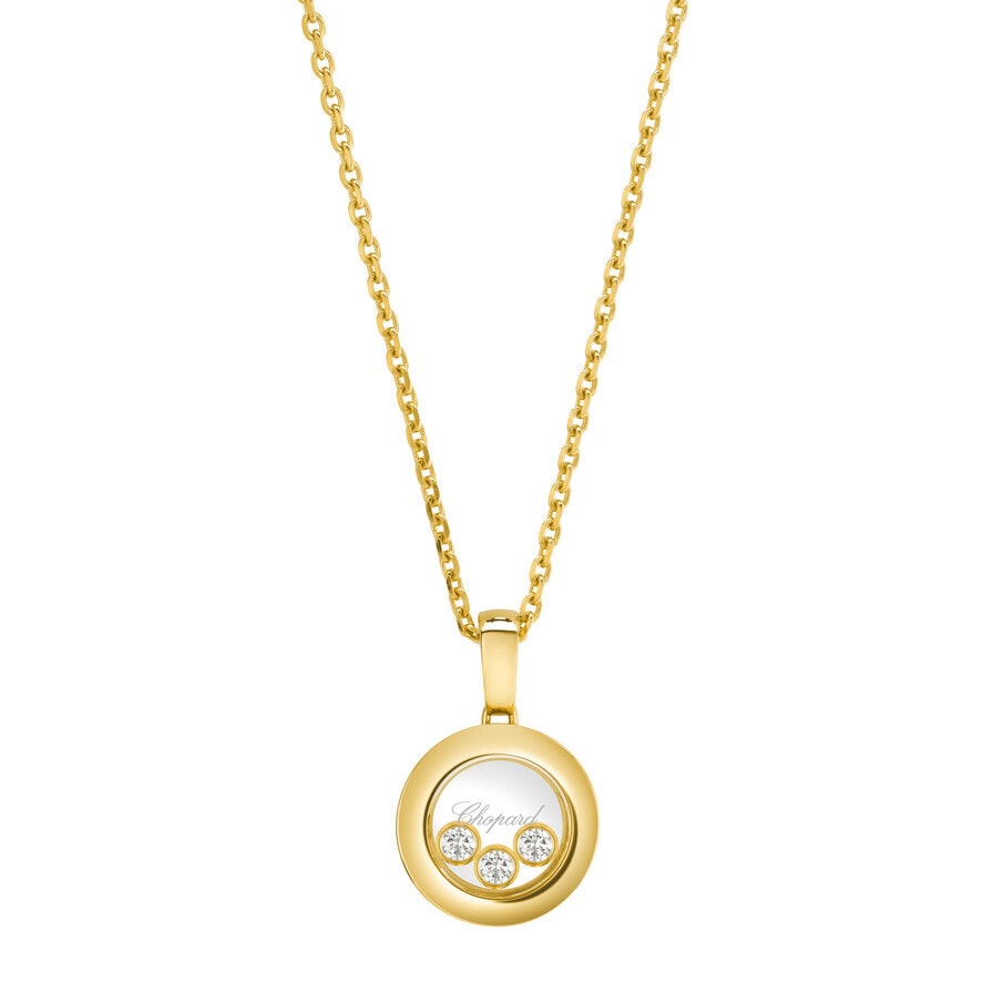 Schmuck: Happy Diamonds Kette mit Anhänger Gelbgold aus 750 Gelbgold von Chopard