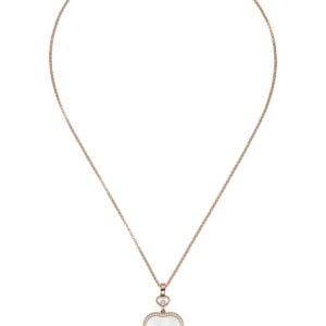 Schmuck: Happy Hearts Anhänger mit Ankerkette Roségold aus 750 Roségold von Chopard