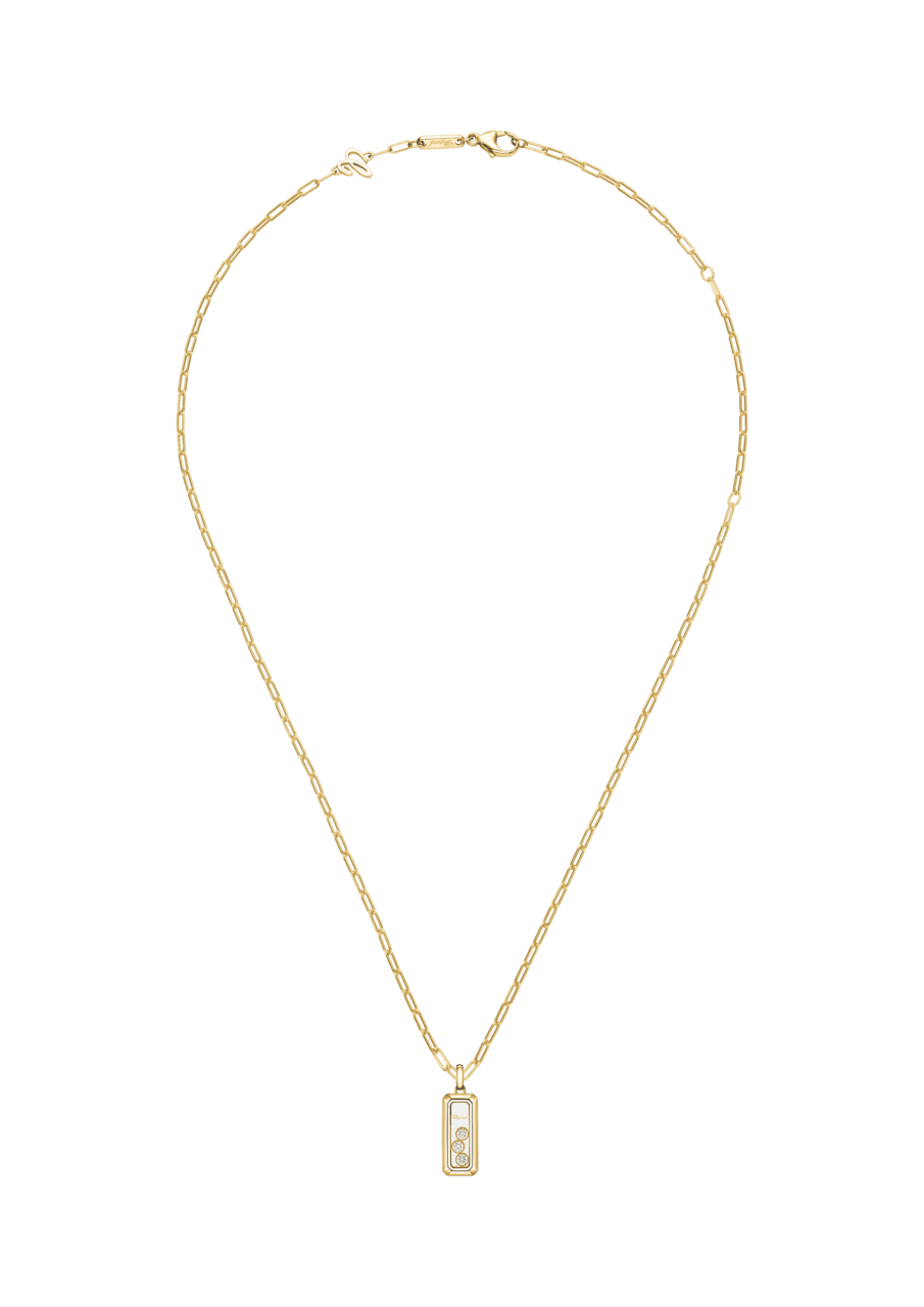 Schmuck: Happy Diamonds Kette Gelbgold 50 cm Diamant aus 750 Gelbgold von Chopard