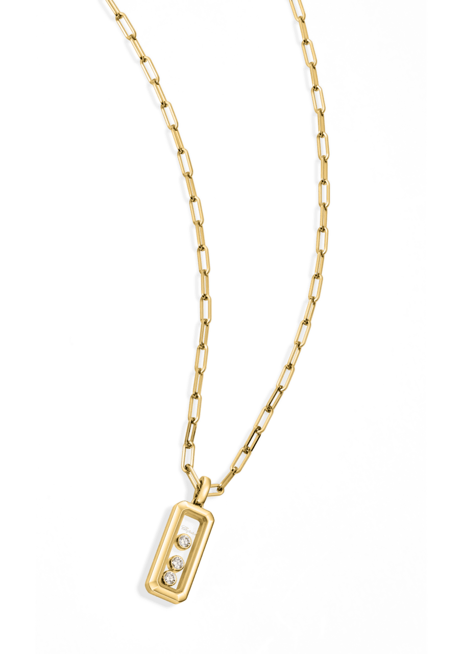 Schmuck: Happy Diamonds Kette Gelbgold 50 cm Diamant aus 750 Gelbgold von Chopard
