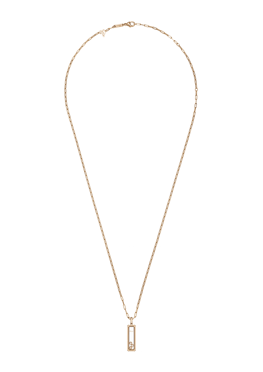 Schmuck: Happy Diamonds Anhänger mit Ankerkette Roségold aus 750 Roségold von Chopard