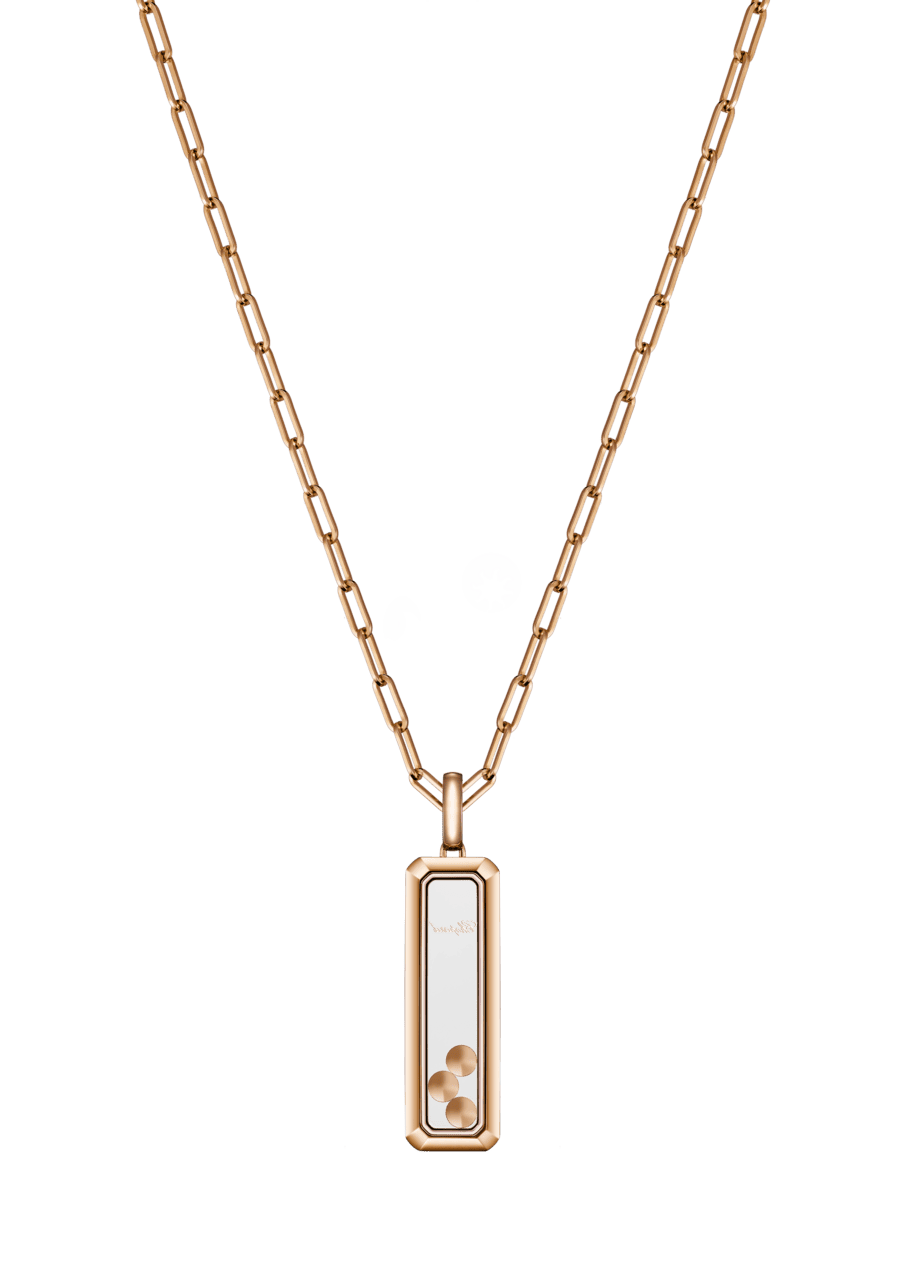 Schmuck: Happy Diamonds Anhänger mit Ankerkette Roségold aus 750 Roségold von Chopard