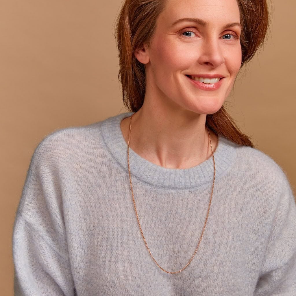 Schmuck: Lux Halskette Roségold aus 750 Roségold von Bron