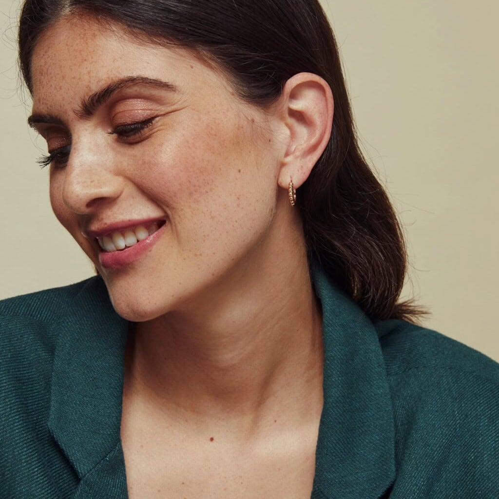 Schmuck: Lux Creolen Roségold aus 750 Roségold von Bron
