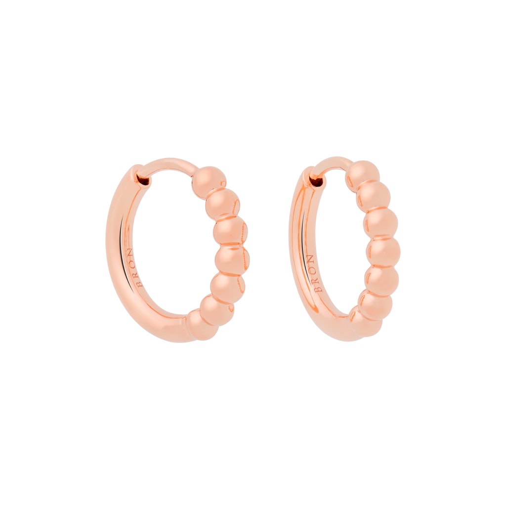 Schmuck: Lux Creolen Roségold aus 750 Roségold von Bron