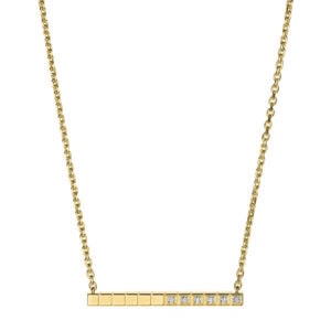 Schmuck: Ice Cube Halskette Gelbgold aus 750 Gelbgold von Chopard