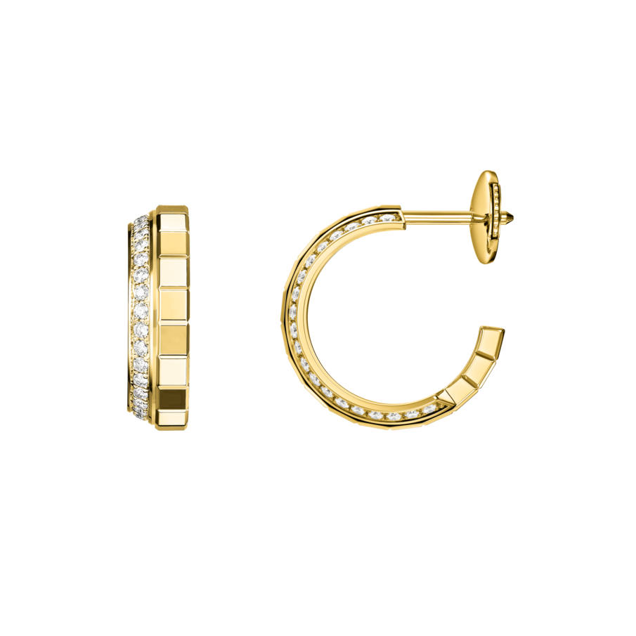 Schmuck: Ice Cube Ohrstecker Gelbgold aus 750 Gelbgold von Chopard