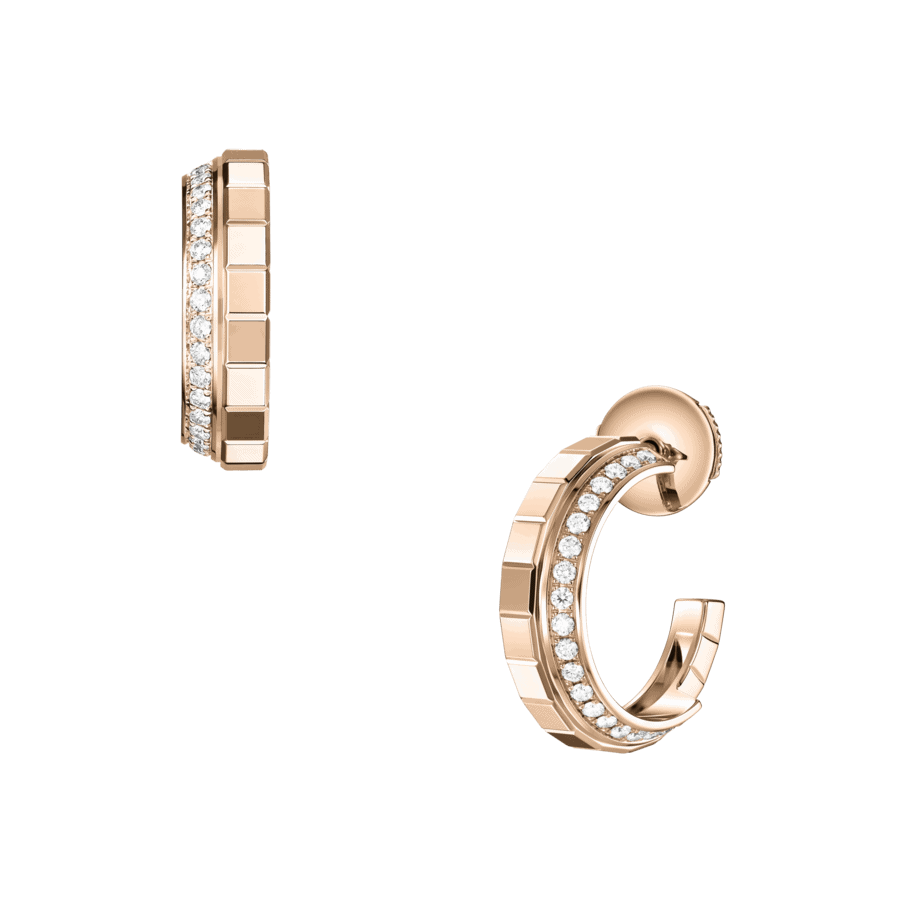 Schmuck: Ice Cube Creolen Roségold aus 750 Roségold von Chopard