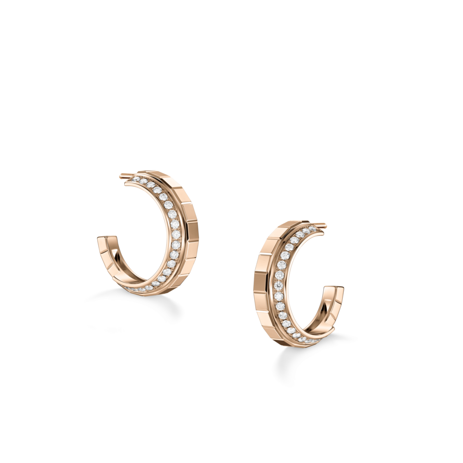 Schmuck: Ice Cube Creolen Roségold aus 750 Roségold von Chopard