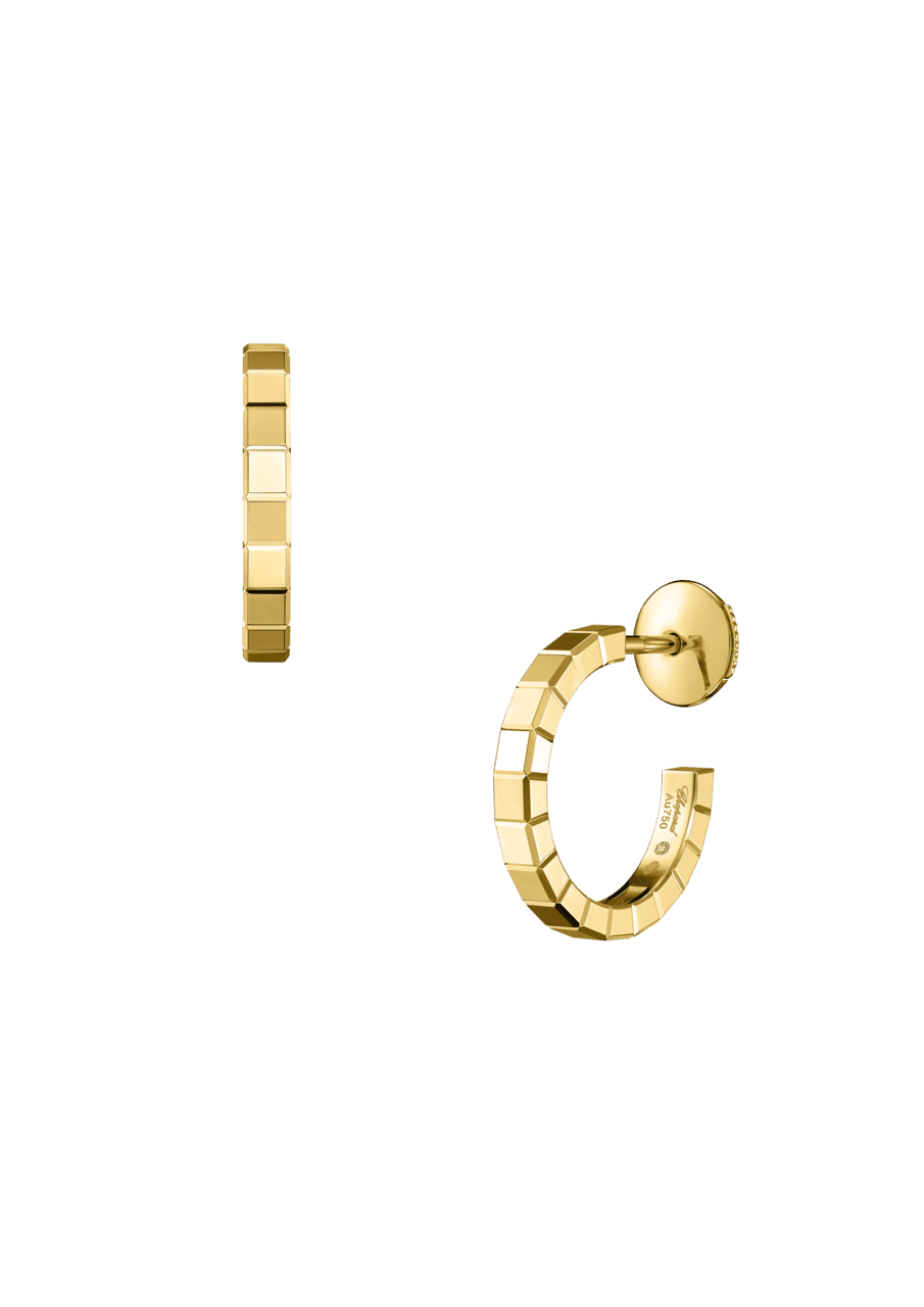 Schmuck: Ice Cube Ohrstecker Gelbgold aus 750 Gelbgold von Chopard