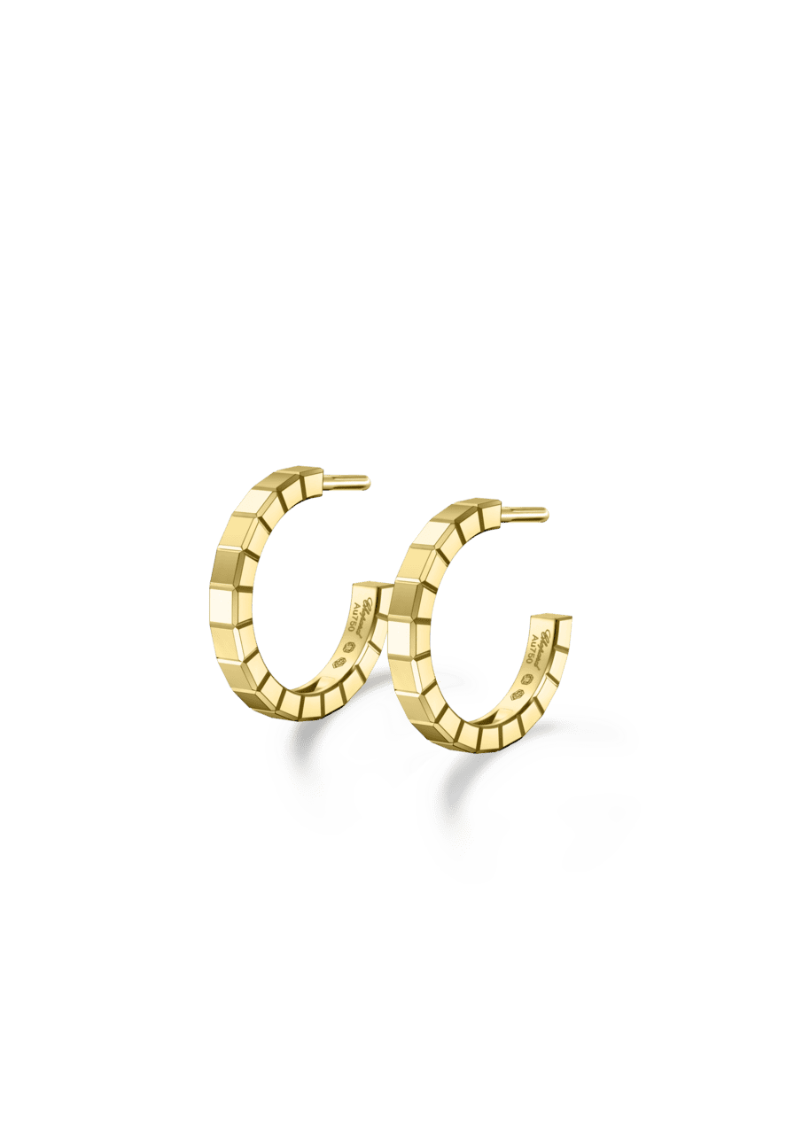 Schmuck: Ice Cube Ohrstecker Gelbgold aus 750 Gelbgold von Chopard