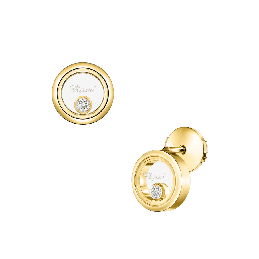 Schmuck: Happy Diamonds Ohrstecker Gelbgold aus 750 Gelbgold von Chopard