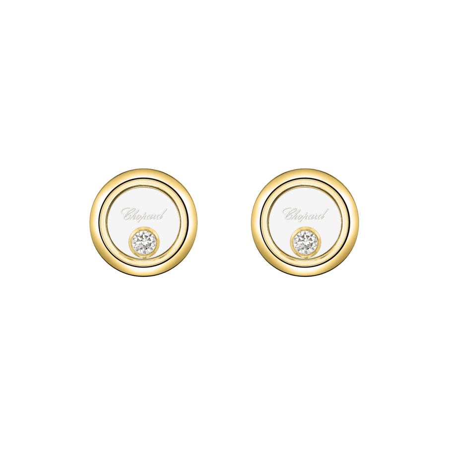 Schmuck: Happy Diamonds Ohrstecker Gelbgold aus 750 Gelbgold von Chopard
