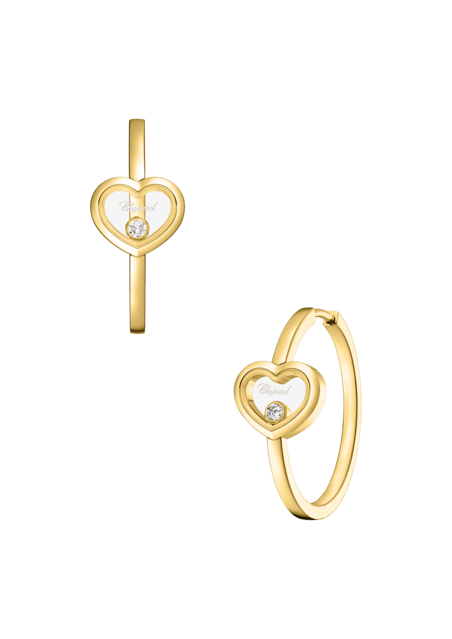 Schmuck: Happy Diamonds Ohrstecker Gelbgold aus 750 Gelbgold von Chopard