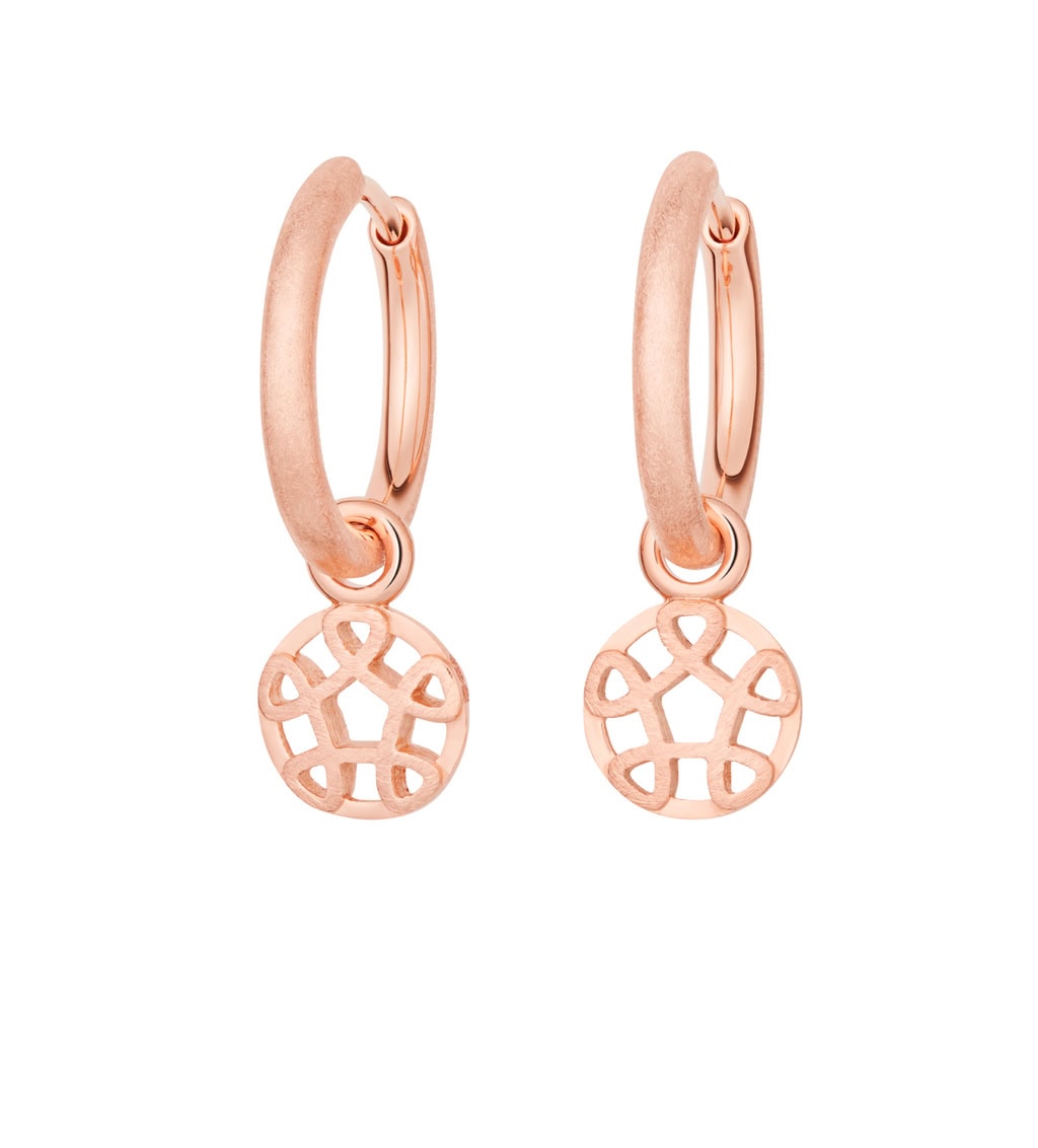 Schmuck: Lux Creolen Roségold aus 750 Roségold von Bron