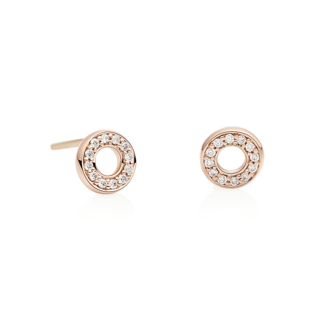 Schmuck: Joy Ohrstecker Roségold aus 750 Roségold von Bron