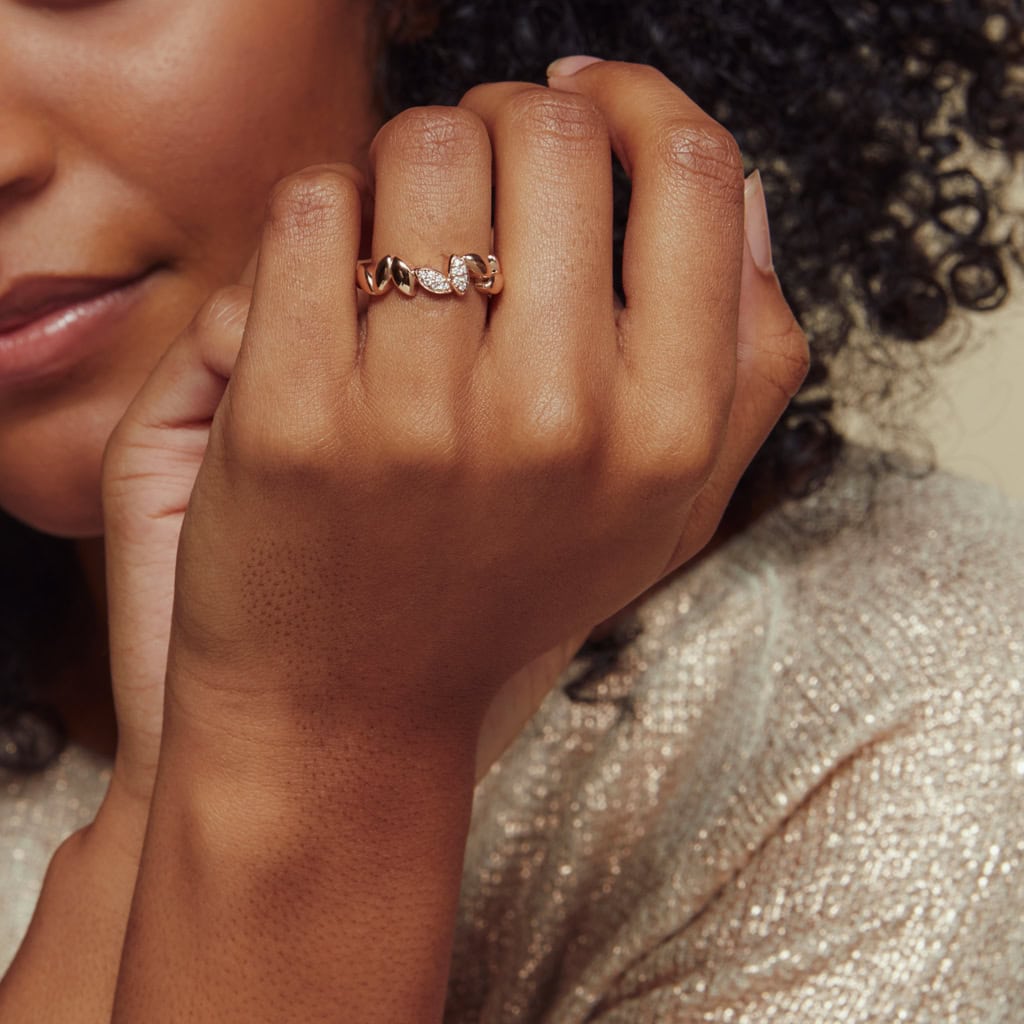Schmuck: Poppy Ring Roségold aus 750 Roségold von Bron
