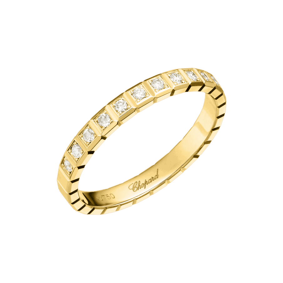 Schmuck: Ice Cube Ring Gelbgold aus 750 Gelbgold von Chopard