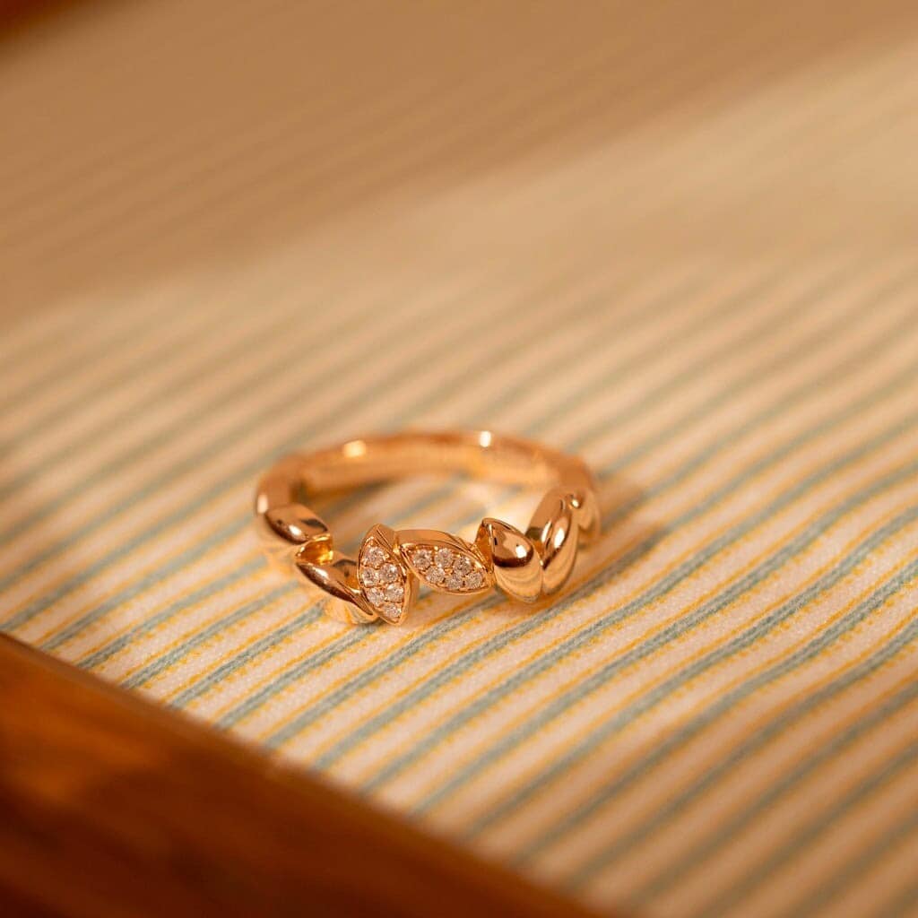 Schmuck: Poppy Ring Roségold aus 750 Roségold von Bron