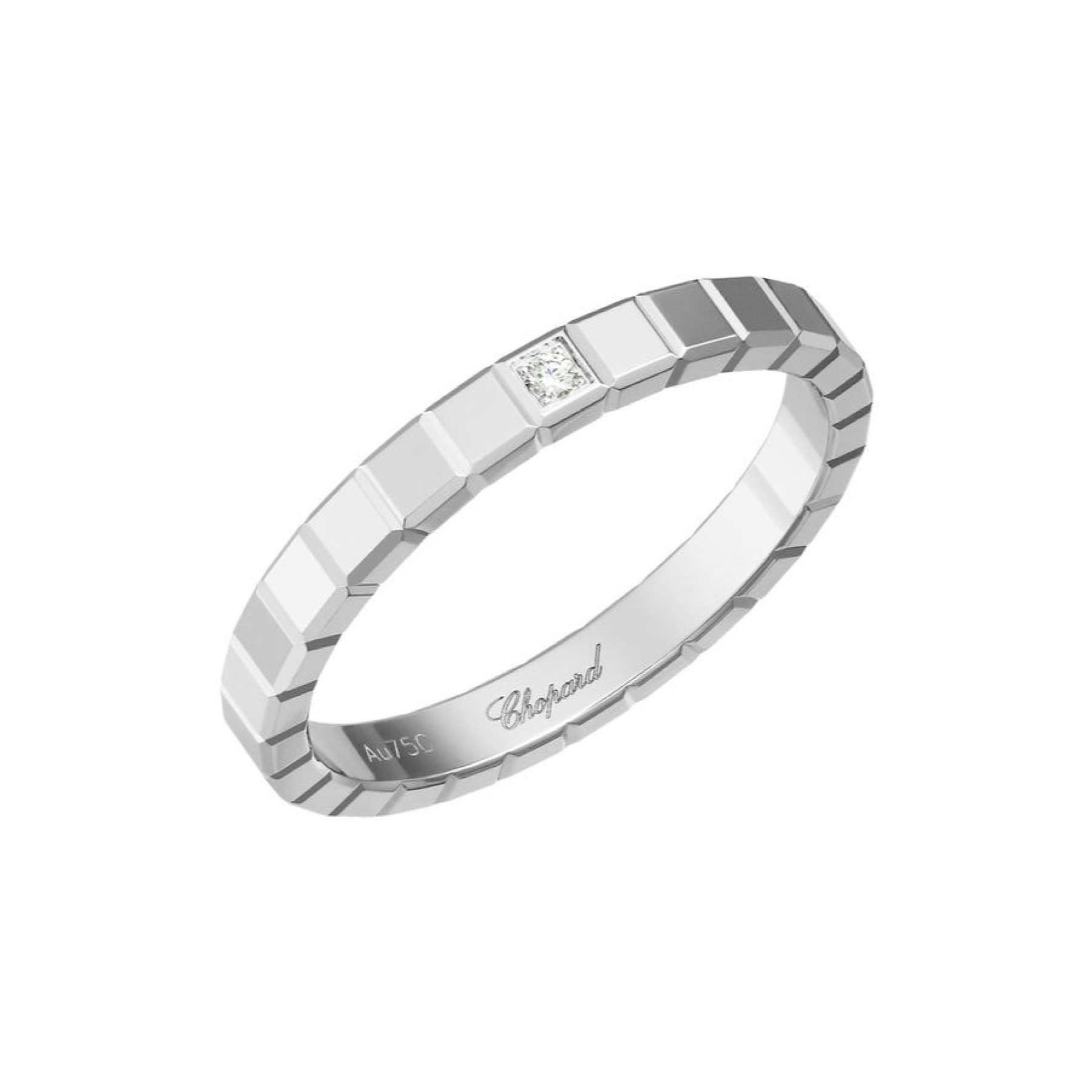 Schmuck: Ice Cube Ring Weißgold aus 750 Weißgold von Chopard