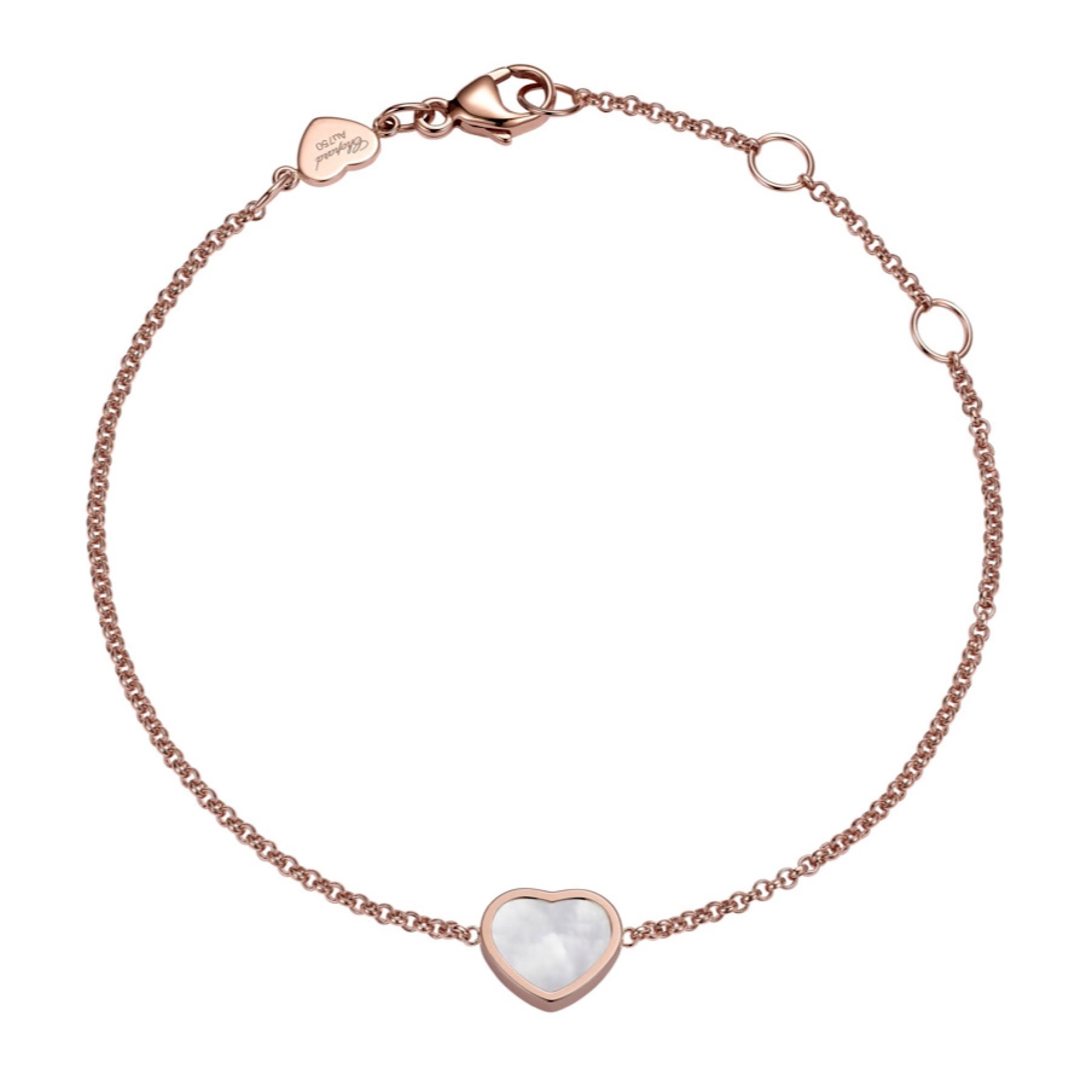 Schmuck: My Happy Heart Armband Gelbgold aus 750 Roségold von Chopard