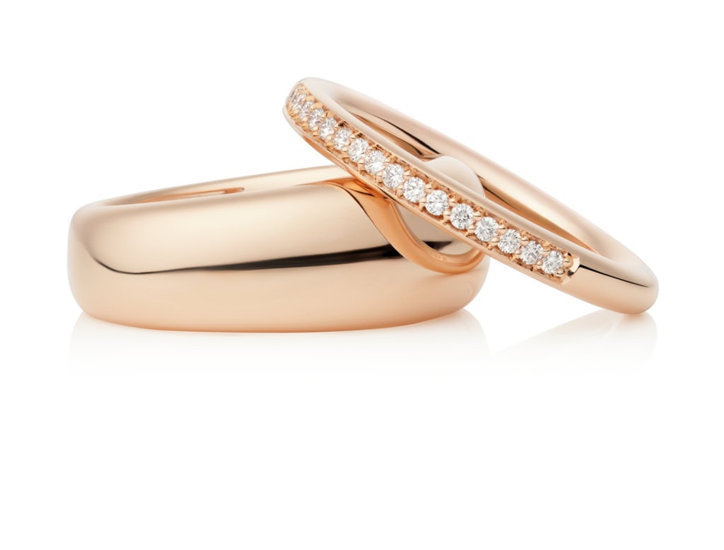 Schmuck: Stax Ring Roségold aus 750 Roségold von Bron