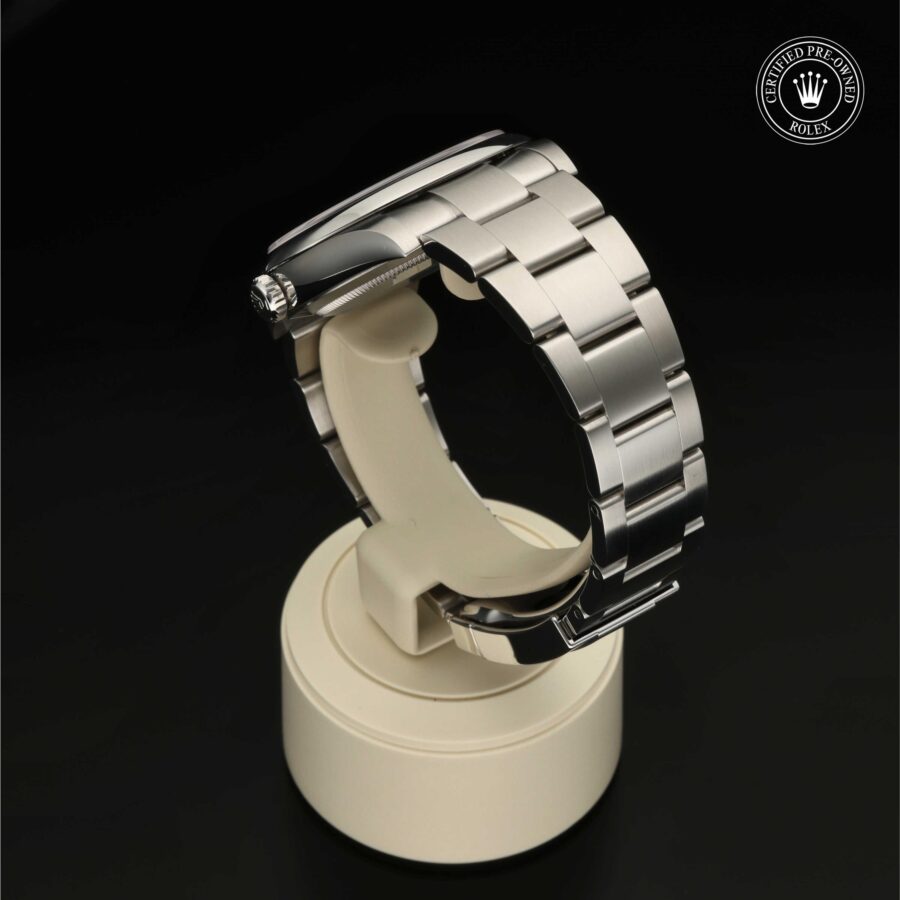 Oyster Perpetual aus Edelstahl Oystersteel von Rolex Certified Pre-Owned