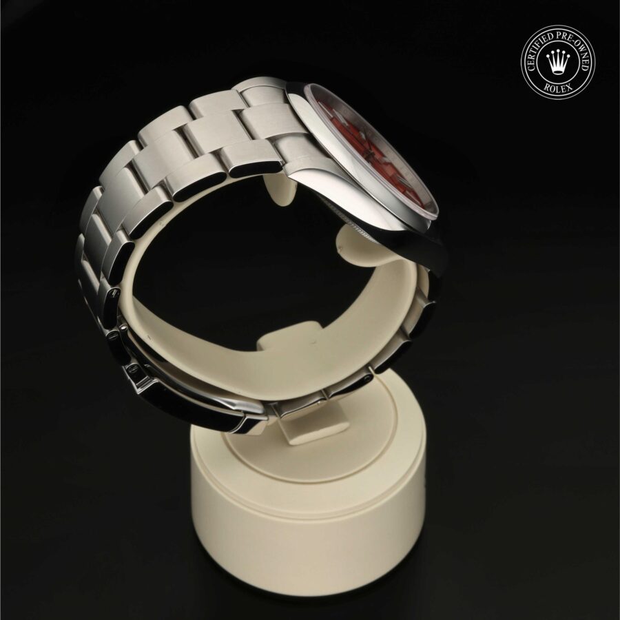 Oyster Perpetual aus Edelstahl Oystersteel von Rolex Certified Pre-Owned