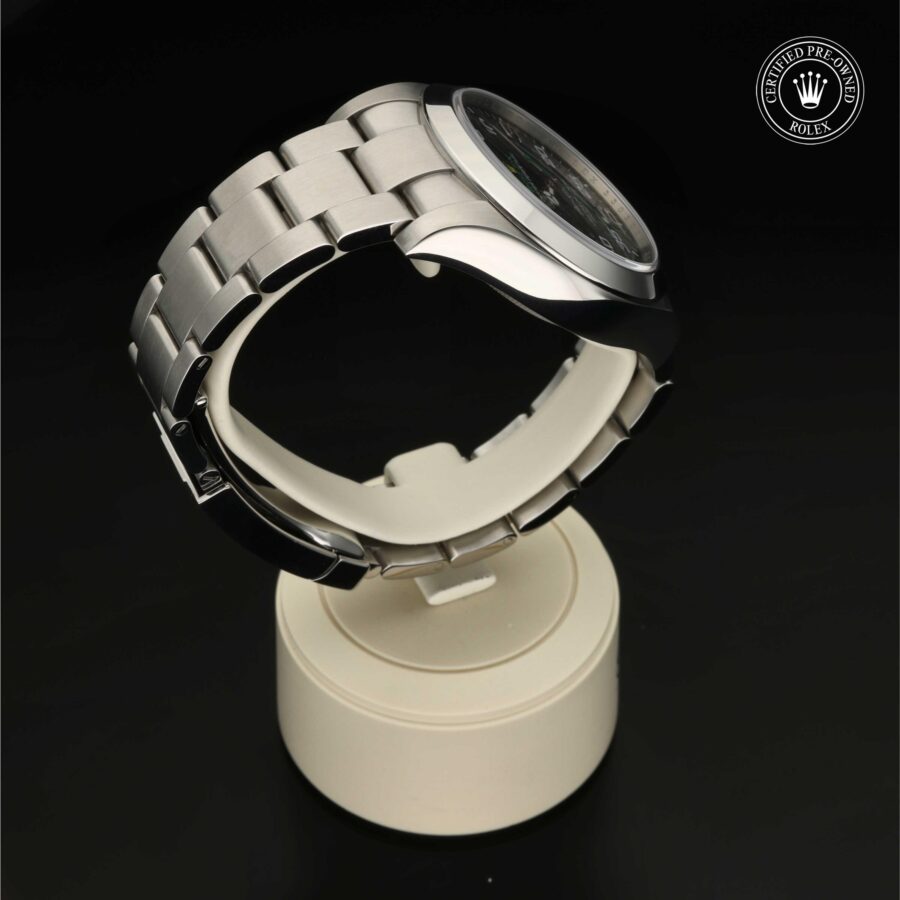 Air-King aus Edelstahl Oystersteel von Rolex Certified Pre-Owned