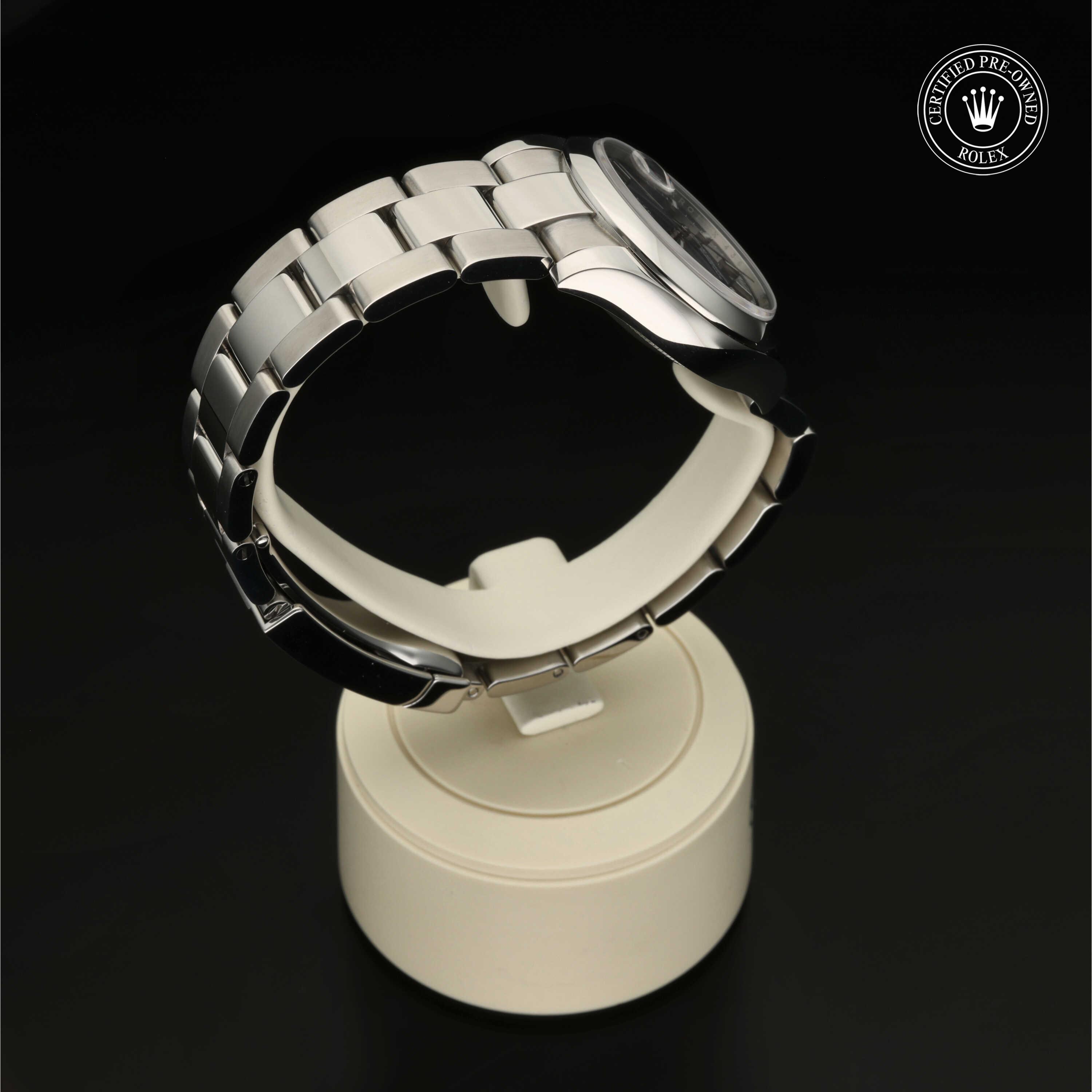 Datejust aus Edelstahl Oystersteel von Rolex Certified Pre-Owned