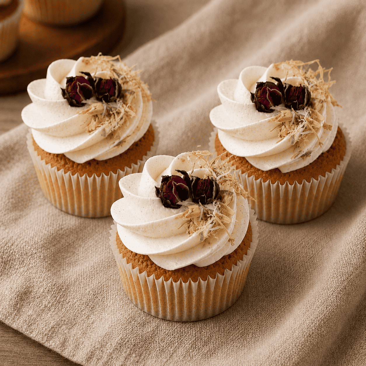 3 Bohemian cupcakes groot