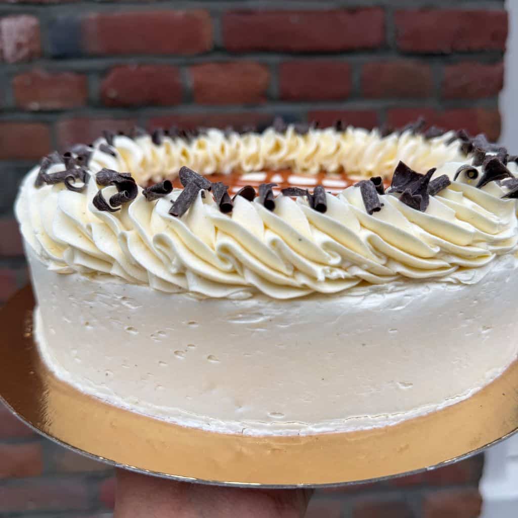 Salted caramel Noir taart