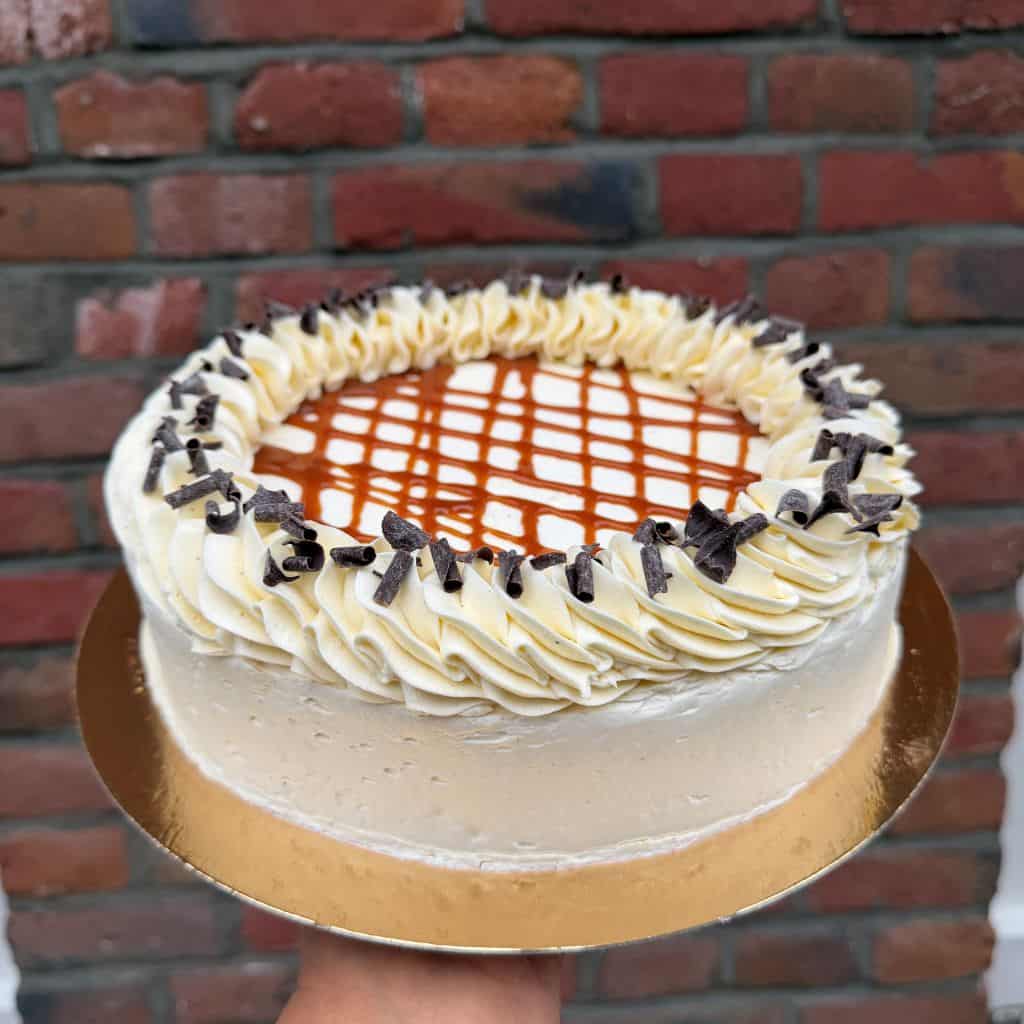 Salted caramel Noir taart