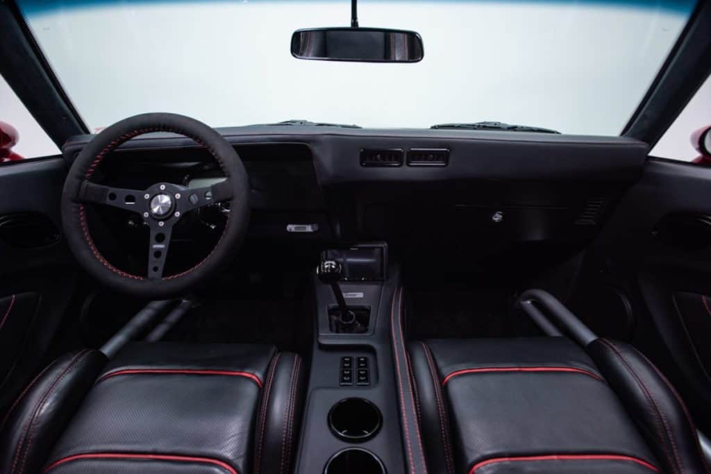 interior of the 1969 Chevrolet Camaro Restomod