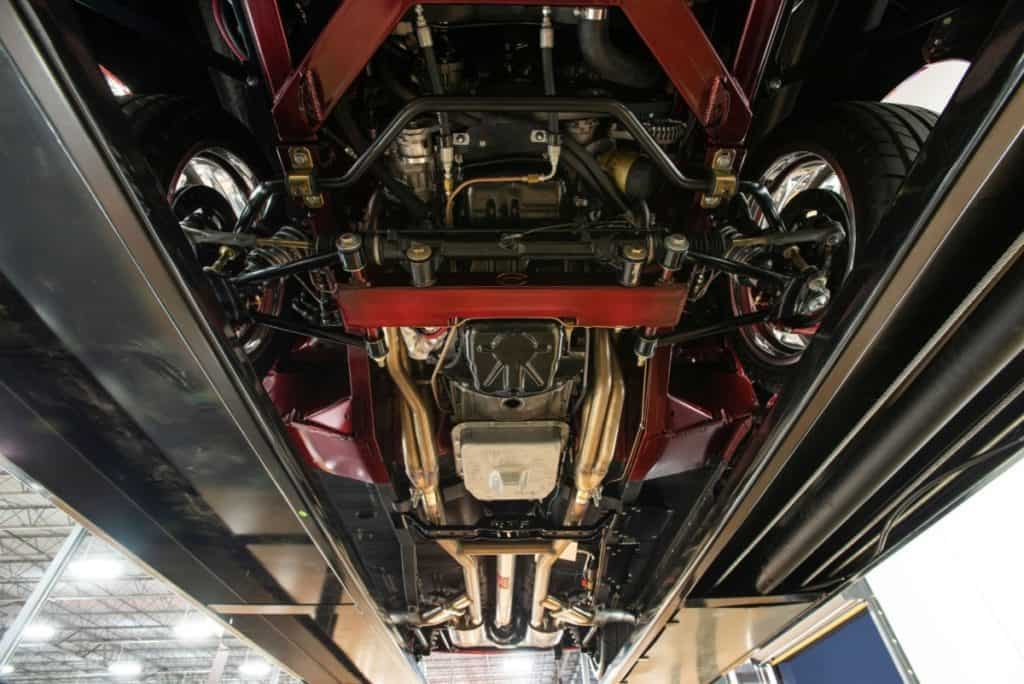 underside of Ford Mustang