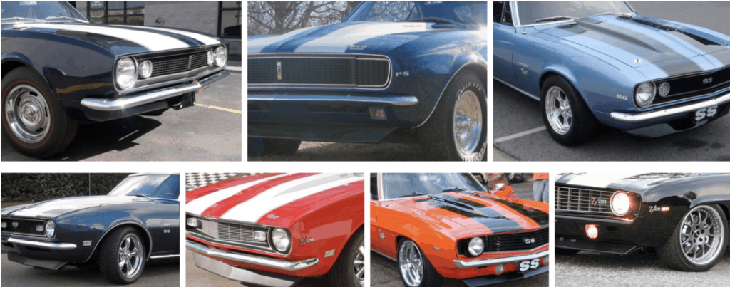 First Generation Camaro model and emblem identification