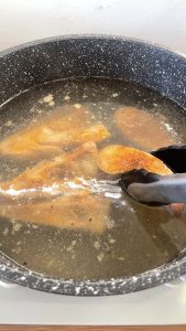 Boil the fish
