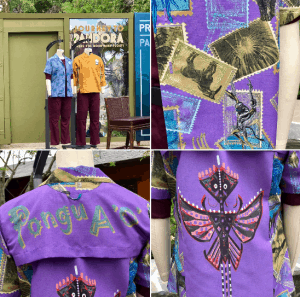 Cast Members bring Pandora’s story to life in colorful, nature-inspired costumes at Walt Disney World’s immersive Avatar land.