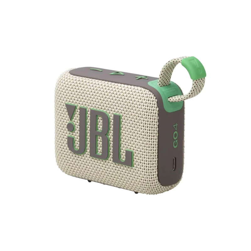 2S Store JBL Go 4 Portable Bluetooth Speaker Waterproof IP67 with Punchy Bass beige