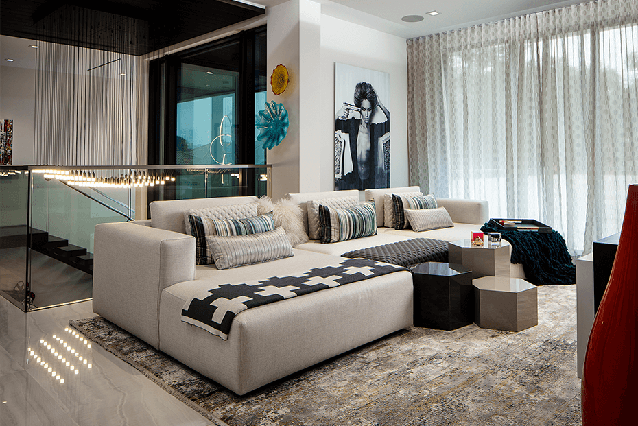 Luxury window treatments, custom upholstery, expert design team