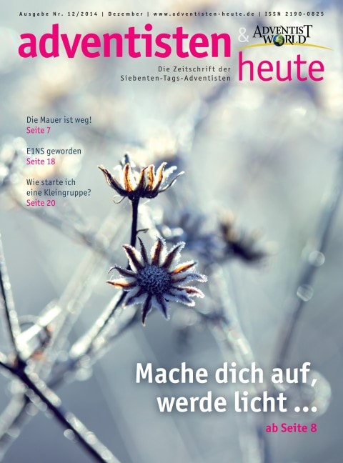 1. Adventisten Heute Zeitschrift Dezember 2021, christliche Zeitschrift, Inspiration, Glauben, Advent, religiöse Nachrichten, spirituelle Artikel, ökumenischer Blick.
