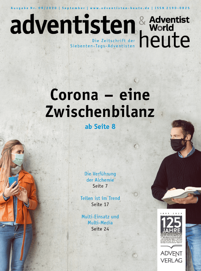 Corona Zwischenbilanz, COVID-19, Pandemie, Adventisten Zeitschrift, religiöse Zeitschrift, Glauben, Gesundheit, Gesellschaft, christliche Themen, Advent-Verlag, Zeitschrift für Christen, Zwischenstand, aktuelle Berichte, Seelsorge, Leitartikel, spirituelle Inspiration.