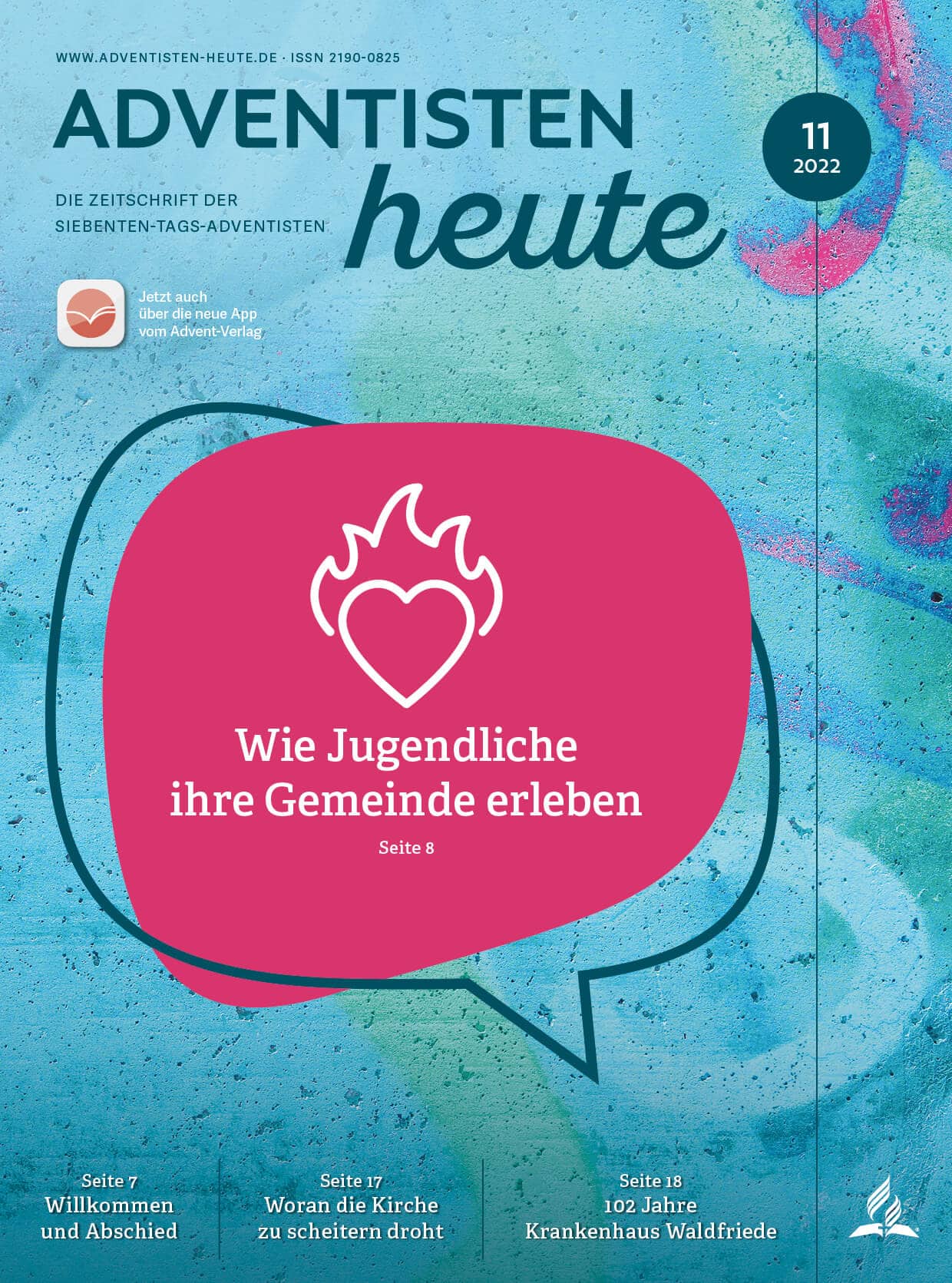 1. Inspiration für Christen, Jugendliche und Gemeinden, aktuelle Ausgabe der Adventisten heute, christliche Zeitschrift, biblische Themen, Glaubensfragen, spirituelles Wachstum, Kirchenleben, Predigten, geistliche Impulse.