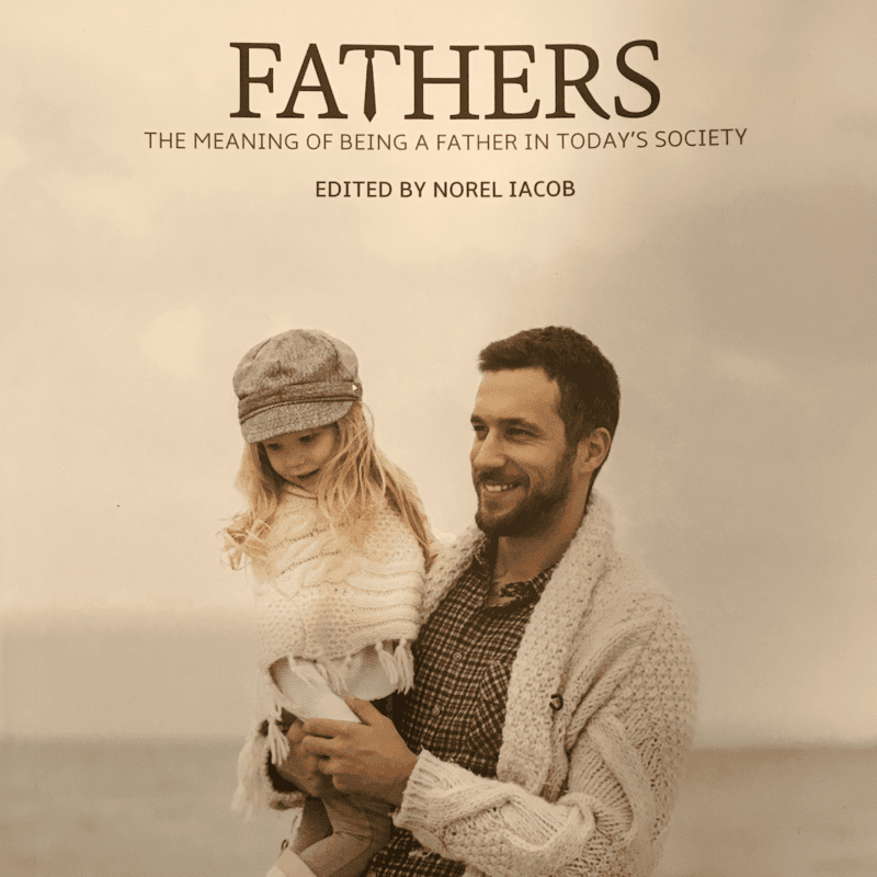 Vaterschafts-Buch, Vater und Tochter beim Spaziergang am Strand, liebevolle Beziehung, generationsübergreifende Bedeutung, Geschenk für Papas, Erziehung und Vaterrolle, Familienwerte, advent-verlag, gesellschaftliche Relevanz, emotionale Verbindung.
