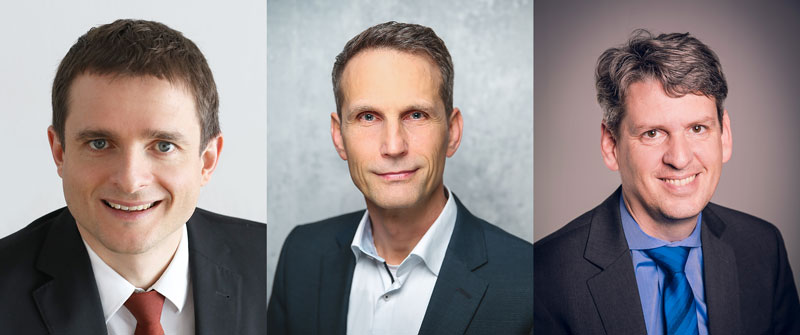 1. Hochwertige Autoren für Advent-Verlag, professionelle Männer in Business-Anzügen, empfohlen für zuverlässige christliche Literatur, Publikationen und geistliche Inhalte.