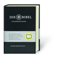 DIE BIBEL Lutherübersetzung Taschenbibel, moderne evangelische Kirche, zuverlässige Bibelübersetzung, Ausgaben 2017, deutsche Bibelgesellschaft, Bibelstudium, christliche Literatur, Bibel als Geschenk, handliches Bibelformat, inspirierende christliche Botschaft.