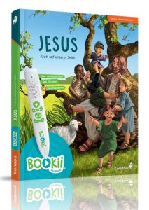 Gottes Liebe und Jesus-Botschaft für Kinder, Kinderbibel mit Begleitbuch, christliche Kinderliteratur, biblisches Lernen für Kinder, kindgerechte Jesus-Geschichten, advent-verlag.de, christliche Kinderbibeln, religiöse Bildung für Kinder.