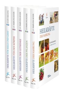 Heilkräfte für Seele und Geist, Körper, Getränke, Pflanzen und Ernährung - Fachbücher von J.D. Pamplona-Roger, gesundheitsfördernd, naturheilkundlich, Ratgeber für ganzheitliche Gesundheit, praktische Handbücher, vegan, naturbelassen, Ernährungstipps, Heilkunst.